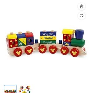 Melissa & Doug Disney Wooden Block Train